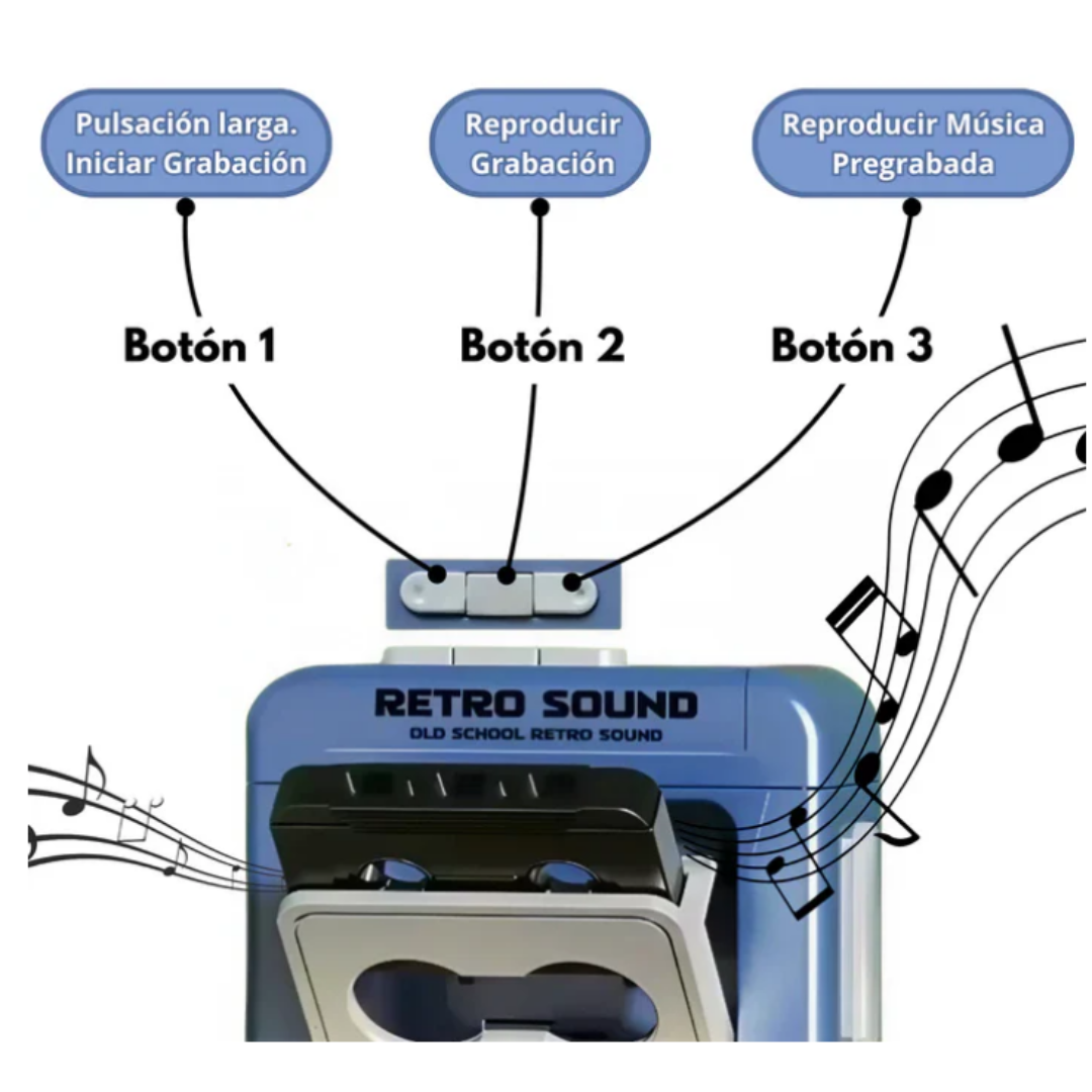Retro Key Chain Musical